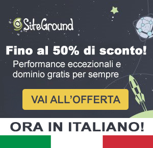Hosting Siteground italiano